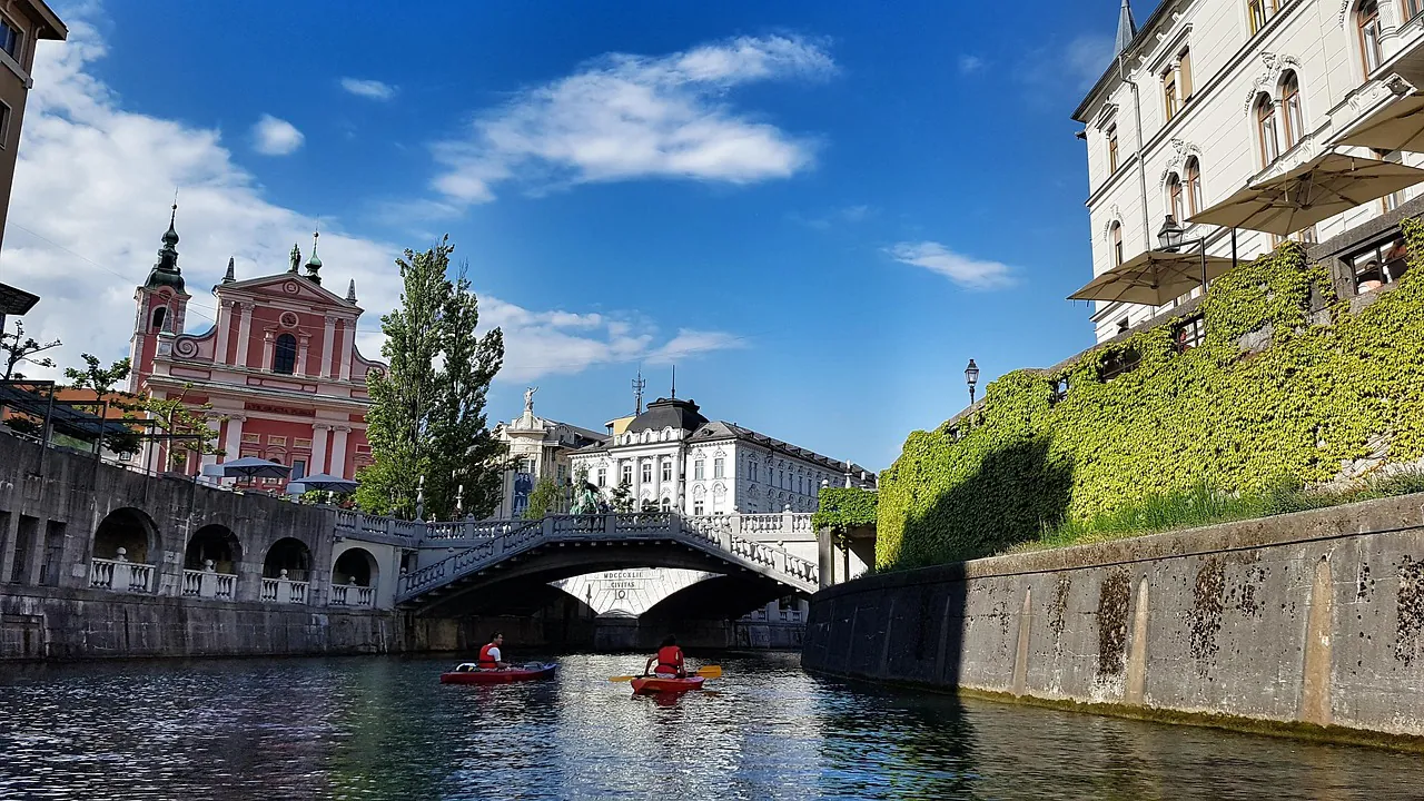 ljubljana, tok, slovenija, most, laibach, vožnja kanuom, ljubljana, ljubljana, ljubljana, ljubljana, ljubljana, slovenija, slovenija